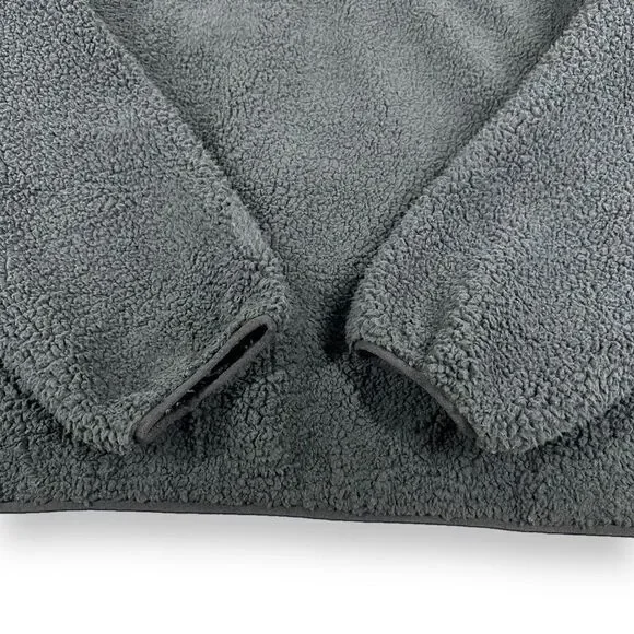 INC International Concepts Sherpa Jacket Mens Size Large L Black Full Zip Fleece - Picture 6 of 12